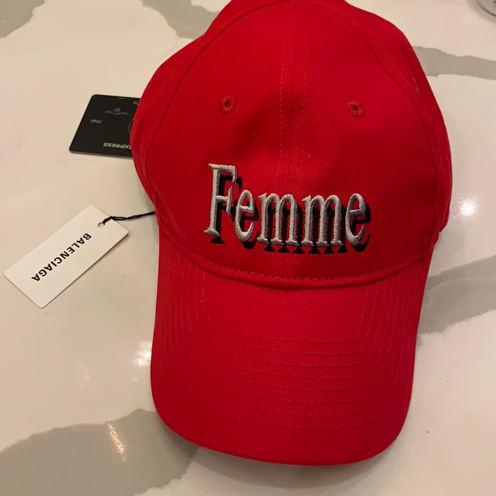 Balenciaga Limited Edition “femme” Baseball Hat